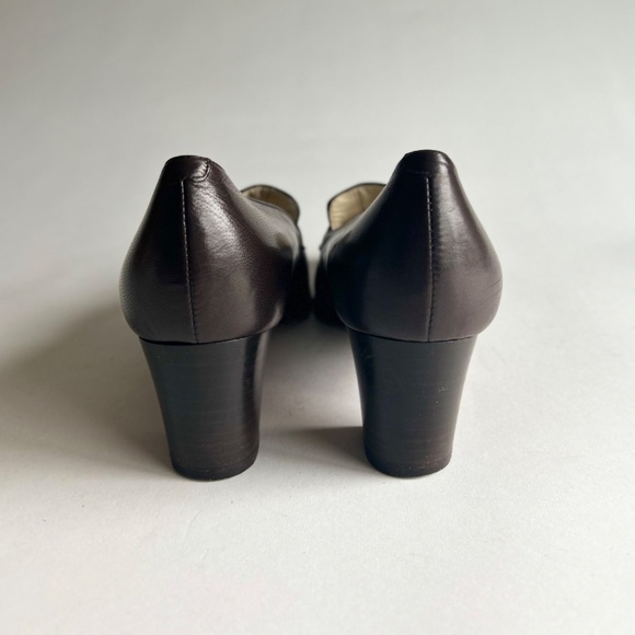 Bally Brown Genuine Leather Classic Pumps size 8.5N - Picture 8 of 15